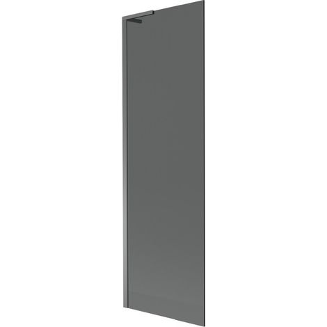 Mexen Next L paroi de baignoire 1-volet 60 x 150 cm, graphite, métal canon - 895-060-000-03-40-95 (1/5)