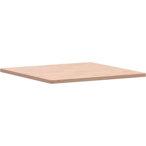 Dessus de table 80x80x2,5 carré bois massif de hêtre (1/5)