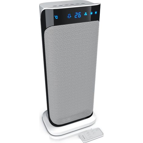 Brandson Heizlüfter 2000W, Keramikheizlüfter mit Fernbedienung, energiesparend & leise, Überhitzungsschutz, Automatische Abschaltung, Umkippschutz
