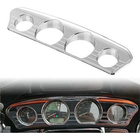 1 color: silver plated material: plastic modified motorcycle parts, round hole instrument frame, black instrument panel. (1/4)