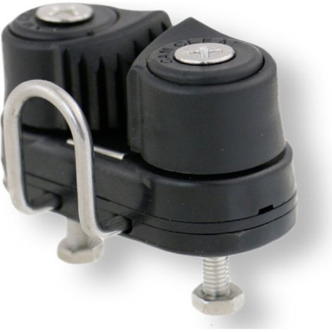 Corde en nylon noir avec pince à roulement à billes, plaque de serrage automatique pour corde, attrape-câble, accessoire de fitness Pilates avec pince automatique à roulement à billes, butée de corde