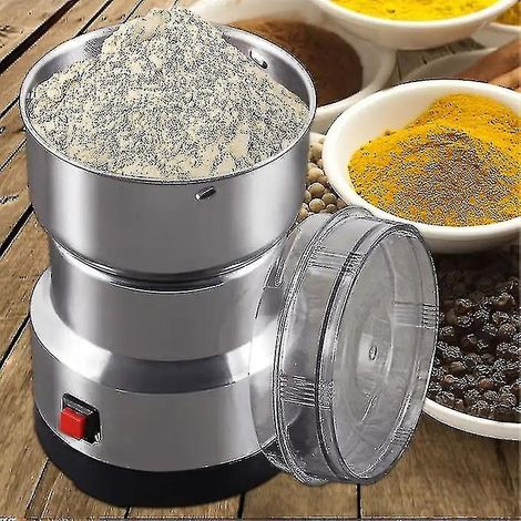 Moulin multifonctionnel domestique pour céréales, noix, haricots, épices, moulin multigrains, moulin à café électrique (1/5)