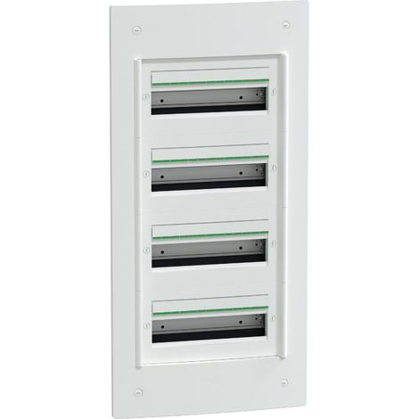 Coffret 4 rangées - 13 modules - Encastré - Sans porte - PrismaSeT XS
