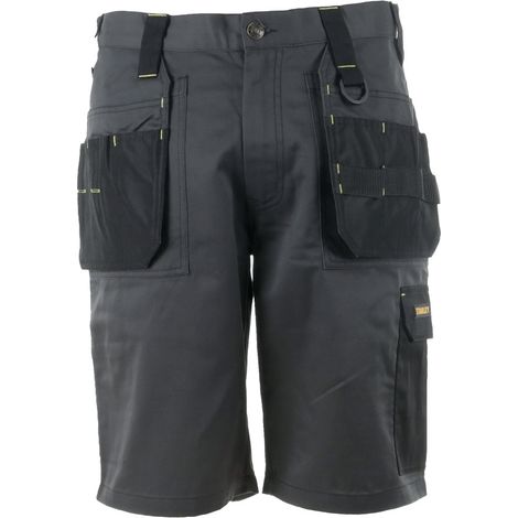 Stanley – Bermuda de travail Burrows – Poches multiples pour outils – Coupe ergonomique pour confort – Taille L (1/3)