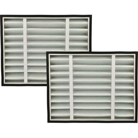 vhbw 2x Pre Filter Replacement for Dustcontrol 42917 for Air Purifier - paper / foam, Filter Class G4 White (1/4)