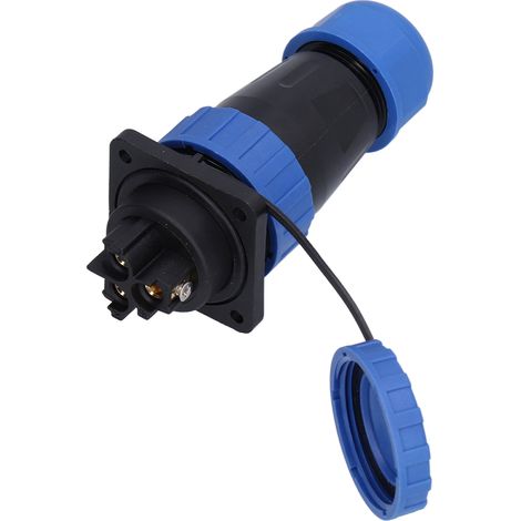 Wasserdichter, quadratischer 4-poliger IP68-Luftfahrtstecker, 250 V, 45 A, für LP283-poliges Kabel (1/5)