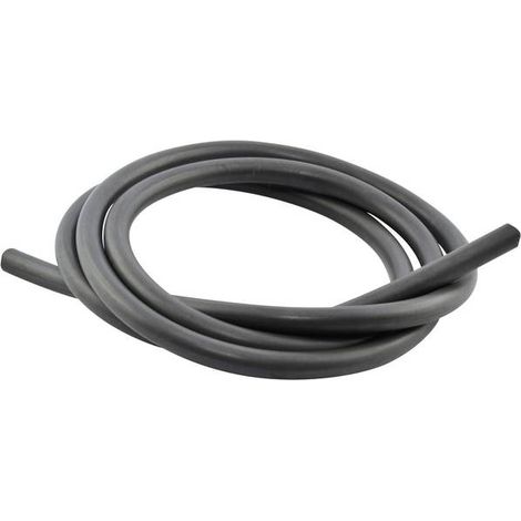 BAASÂ CAVO DI ACCENSIONE IN SILICONE, 7 MM, NERO, 1 M