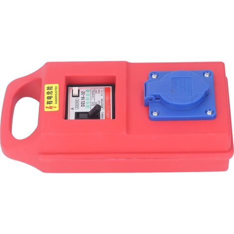 Boîtier de distribution électrique portable temporaire pour la construction, 220-250 V (1/5)