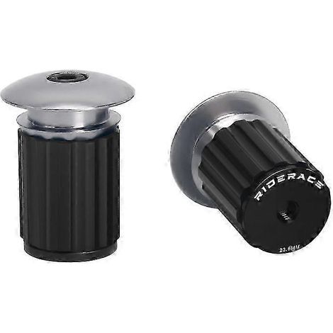 RIDERACE RR9351 Lot de 2 embouts de guidon 18-20 mm, bouchons d'expansion rouges pour guidon de vélo (1/5)
