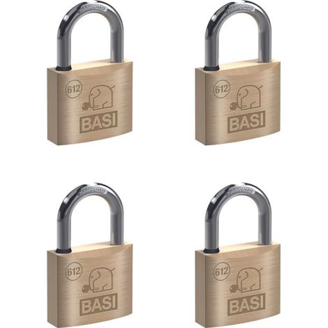 - Cadenas - LOT - 4x VHS 612 - 30 mm - Clés identiques n° 3005 - Joint d'étanchéité - 4x6120-3001-3005 (1/4)