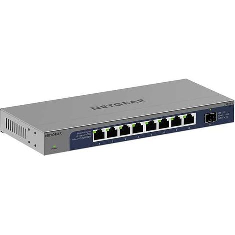 Netgear GS108X Ethernet Gigabit L2 no gestionado (10/100/1000) Gris