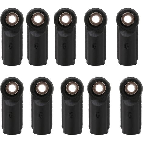 Tige de liaison à rotule plastique pour Axial SCX 1/10 Voiture RC Crawler (Droit) - Biellette de suspension avec tête sphérique, pièce de rechange rigide, 2 pièces. (1/5)