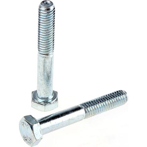 Vis à tête hexagonale, Acier Passivé, zinc, M6 x 40mm ( Prix pour Boîte de 100 )