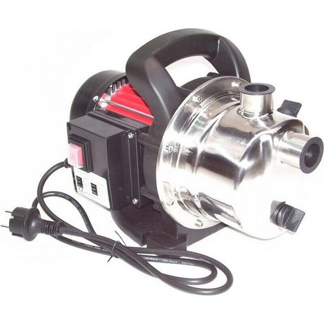 Edelstahl Gartenpumpe 1200W Wasserpumpe Pumpe 44321 Kreiselpumpe Teichpumpe (1/5)