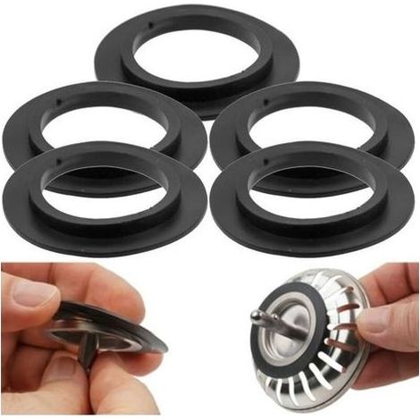 Lot de 5 joints en caoutchouc pour bouchon d'évier – Joint torique 54mm extérieur, 32mm intérieur – Remplacement pour filtre Franke – (1/5)