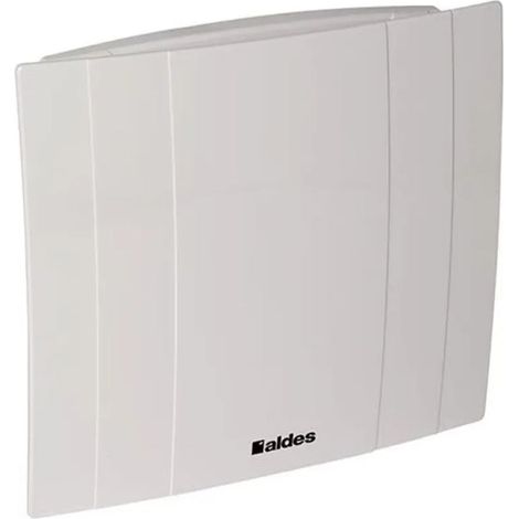 Aldes – Extracteur d'air manuel 100mm 11022312 – Débit 70 m³/h – Niveau sonore 26 dB(A) – Installation murale ou plafond – Protection thermique intégrée