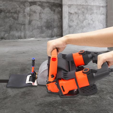 Machine de découpe sans poussière pour béton, machine à fente multifonction portable, largeur réglable, profondeur, 30  25CM