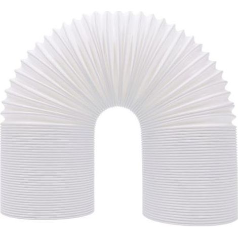 Tuyau d'échappement pour climatiseur 13 cm de diamètre et 300,5 cm de long Tuyau d'échappement flexible pour climatiseur portable, plusieurs options de longueur (1/5)