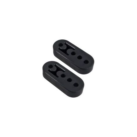 Support d'échappement, fixation d'échappement, cache d'échappement en caoutchouc, support d'échappement en caoutchouc noir (1/2)