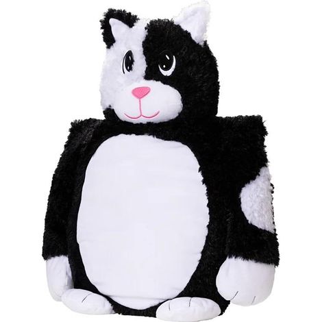 Tulinki, schwarz-weiße Katze, 60 cm