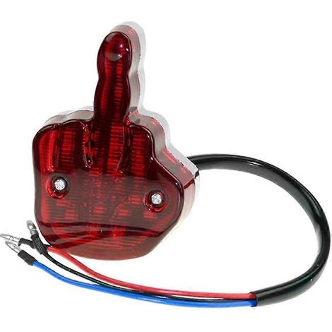 Feu arrière universel à LED 12V avec un style unique de doigt d'honneur (1/5)