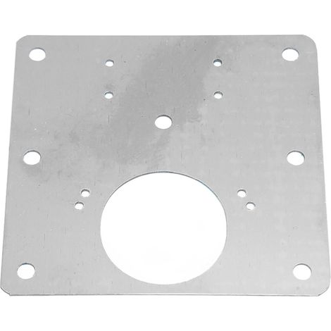 10 Stück Reparaturplatten für Schrankscharniere inklusive Befestigungsschrauben, Edelstahl-Reparaturset für Schranktürscharniere für Zuhause (1/5)