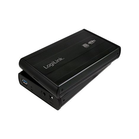 Logilink Geh. 8.9cm (3,5) USB 3.0/SATA Black ALU m. N (UA0107) (1/3)