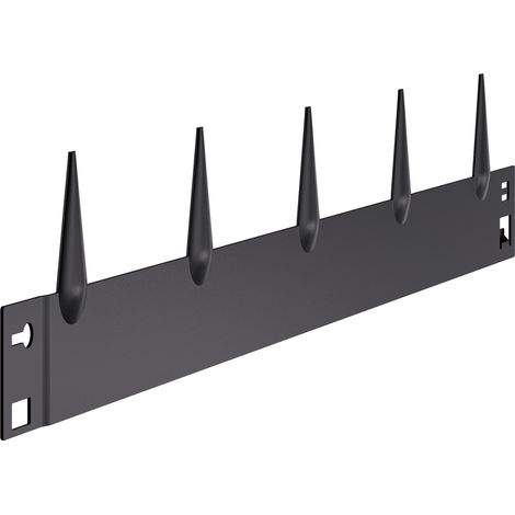 Mophorn Rasenkante, 5er-Set, 990x156x1,5 mm, langlebige Metall-Beeteinfassung, flexibel formbare Beetumrandung, Raseneinfassung,  Abgrenzung für Blumenbeete und Gartenwege, schwarz