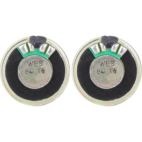2 mini haut-parleurs stéréo de haute qualité 8 ohms 1 W - diamètre 28 mm (1/5)