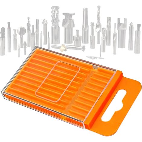 Organisateur de forets – un organisateur portable pour petites pièces, adapté aux projets de bricolage, aux outils, aux petites pièces, etc. (1/5)
