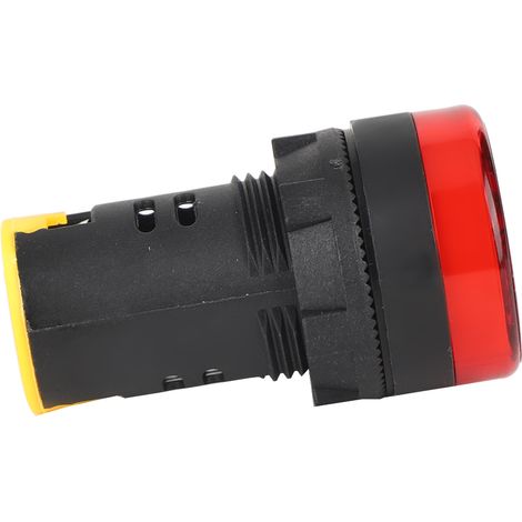 10 lampes témoins lumineuses LED BERM à semi-conducteurs, à économie d'énergie, φ22 mm, AD16-22d S (rouge) (1/5)