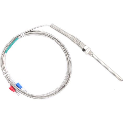 Capteur thermocouple Type K 5x70mm sonde inox fileté M8 pour contrôle de température (1/5)