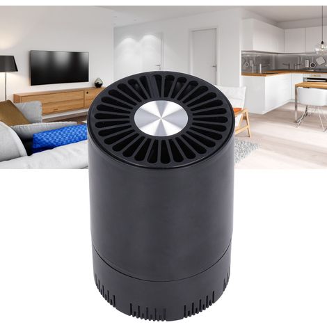 Purificateur d'Air USB Portable Ultra Silencieux - Ioniseur pour Bureau, Voiture et Voyage - Noir (1/5)