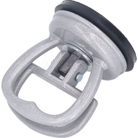 Saugnapf für Glas, robuste Ausführung, Saugnapf aus Aluminiumlegierung mit Gummibeschichtung, Saugnapf für Bodenfliesen, Abzieher für verbogene Autos (1/5)
