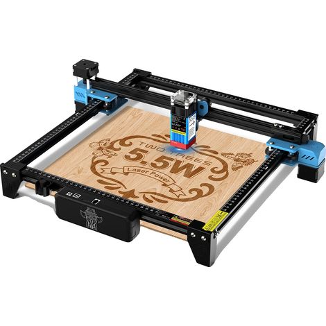 Máquina de grabado láser, área de grabado de 300x300 mm, velocidad de 30000 mm/min, TTS-55 Pro, área de trabajo de 300x300 mm, enchufe europeo. (1/2)