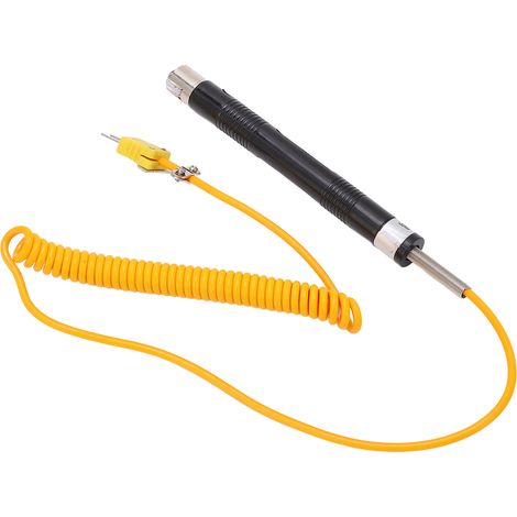 Sonde thermocouple de surface portable de type K, sonde thermocouple à tige droite de remplacement (1/5)