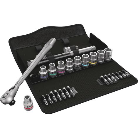 Wera 8100 SC 11 Zyklop Metal-Knarrensatz, 1/2"-Antrieb 28-teilig 05004081001 (1/5)