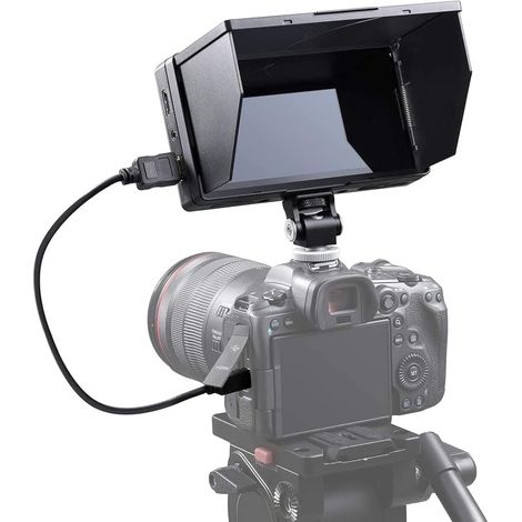 5.5 Pouces sur Caméra, Moniteur IPS 4K HDMI Moniteur d'écran Tactile de Terrain pour appareils Photo Reflex numériques ILDC (1/5)