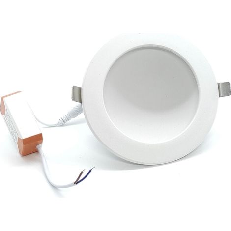 Downlight Tondo Dimmerabile a Led Nascosto 12w 6500k e Taglio 135 mm