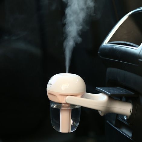 1pc voiture diffuseur d'arôme humidificateur violet - Mini diffuseur d'arôme portable humidificateur diffuseur d'air purificateur désodorisant pièces automobiles (1/2)