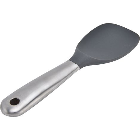 Cuillère à riz avec trou de suspension, résistante à la chaleur, sans odeur, saine, pour soupe, ustensile de cuisine (1/5)