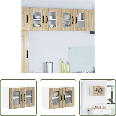 vidaXL Küchenschrank Holzwerkstoff - Küchenschrank Sonoma-Eiche 60 x 31 x 40 cm Holzwerkstoff (1/5)