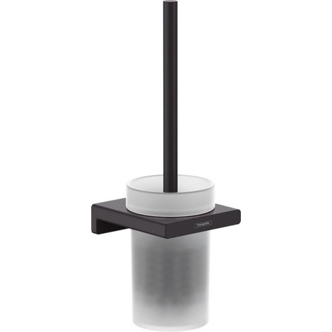 HANSGROHE AddStoris Porte-brosse WC mural noir mat