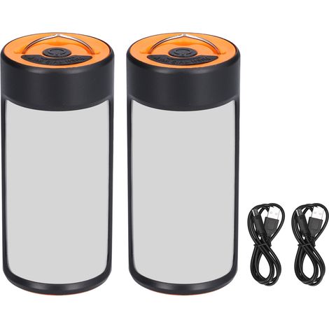 Lanterne LED - Batterie 1800 mAh Rechargeable USB - 5 Modes d'Éclairage - Crochet de Suspension - Pour Camping Extérieur et Secours Domestique - 1 Pièce (1/5)