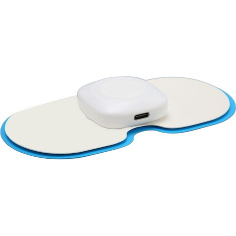 Mini patch de massage cervical intelligent à basse fréquence pour soulager le stress et détendre les muscles. Masseur cervical réglable, blanc. (1/5)
