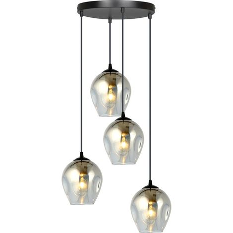 Lampadario Emibig ISTAR Premium 4xE27 in nero grafite (1/5)