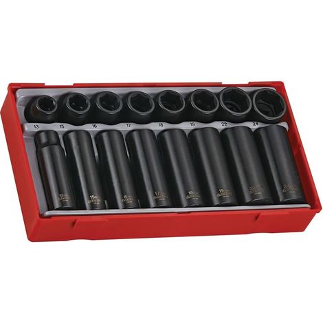 Teng 16 Piece Impact Socket Set - TT9116 (1/2)
