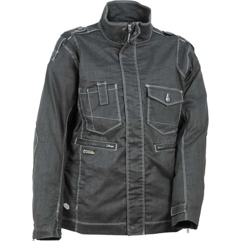 Profi Arbeitsjacke Jeans Cofra in versch. Farben schwarz 56 (1/5)