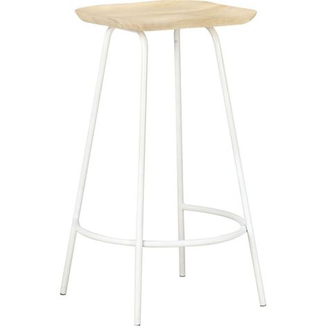 Maison Exclusive - Tabourets de bar lot de 4 bois de manguier massif (1/5)
