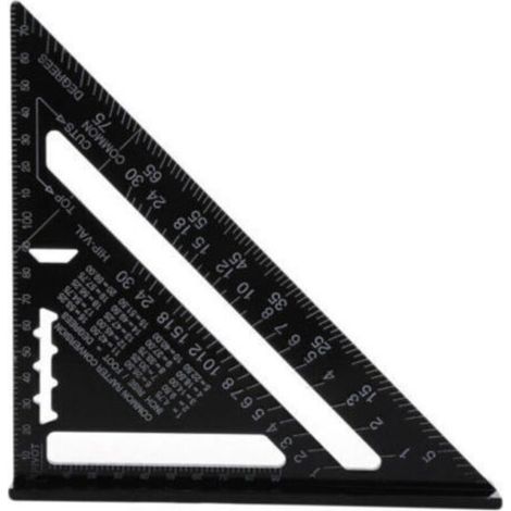 Equerre Menuisier Multifonctions, Triangle Métal Aluminium Règle Équerre Trusquin Guide Raporteur Angle 45 90 Degres/Outillage Charpentier/Outil Traçage Guidage Menuiserie Bois
